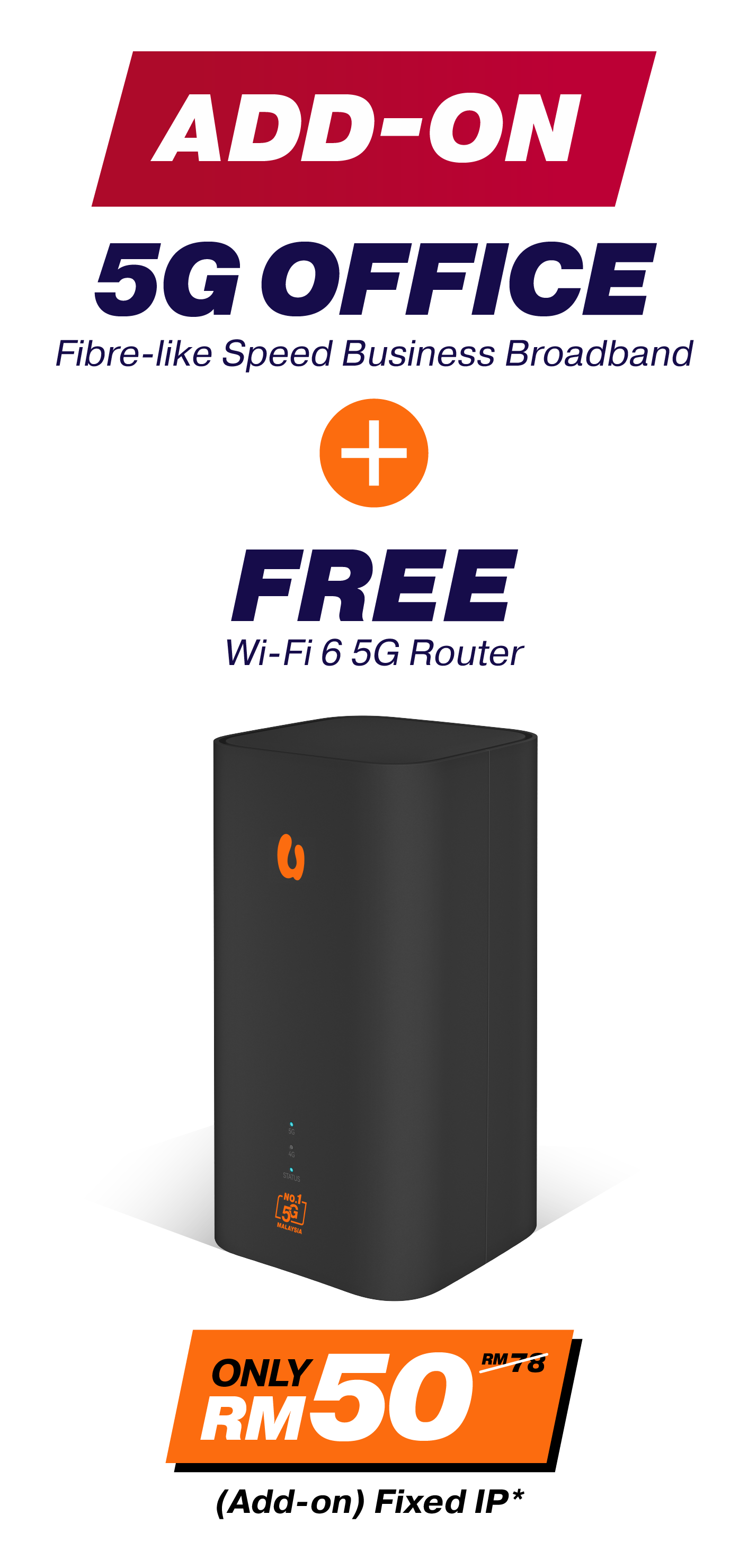 Devices Add On Free Wi-Fi 6 5G Router Image U Mobile