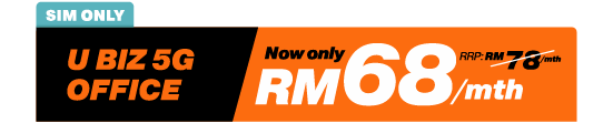 U BIZ 5G Office - RM68/mth