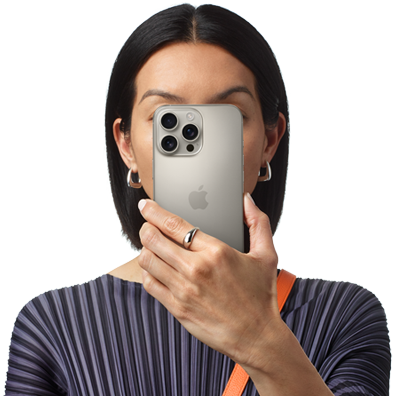 Devices Person holding iPhone 16 Pro Banner U Mobile