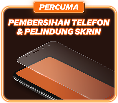 Pembersihan Telefon & Pelindung Skrin