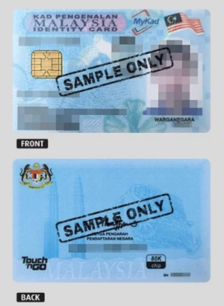 Sampel NRIC
