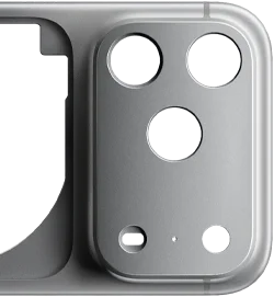 iPhone 17 Pro, back exterior, forged aluminium unibody enclosure