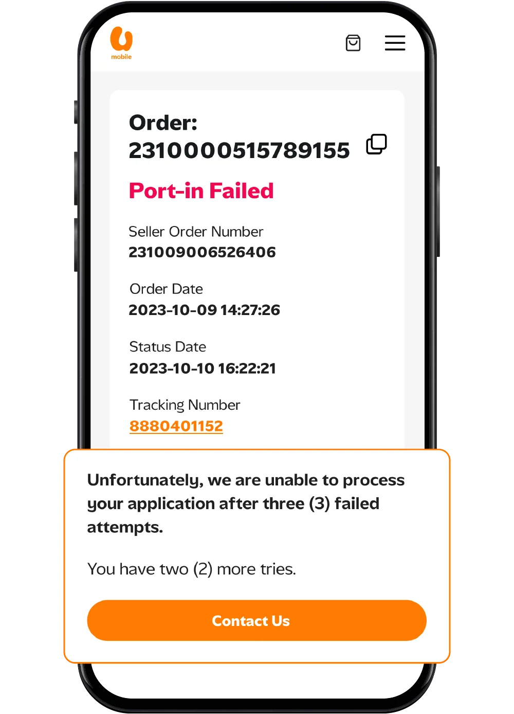 Submit New Port-in Request 