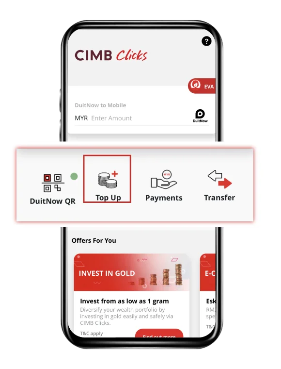 Prepaid CIMB step 1 Image U Mobile