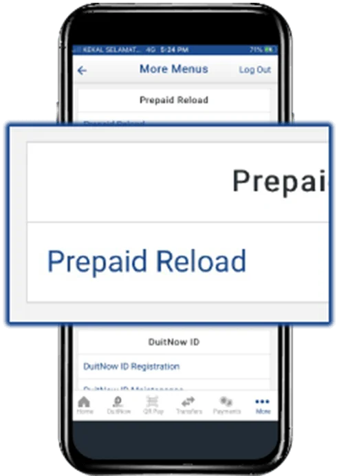 Prepaid Bank Muamalat Step 1 Image U Mobile