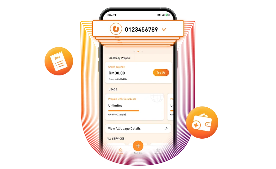 Support Account Management and Binding Banner Image U Mobile