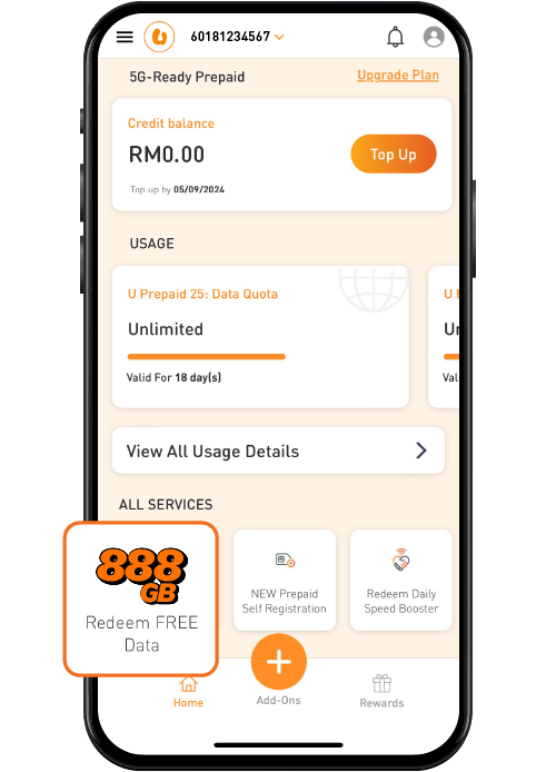 Deals Redeem Free Data Step 2 Image U Mobile