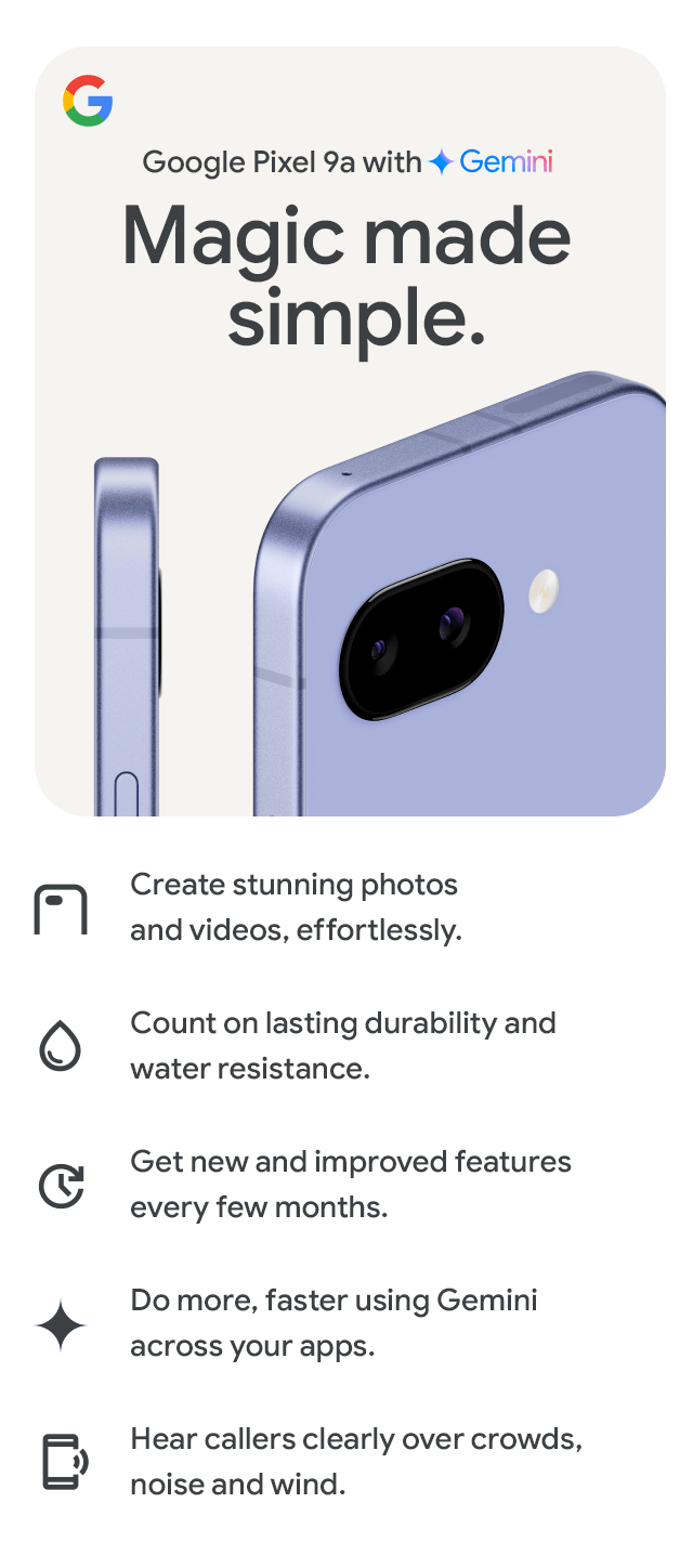 Pixel 9a PDP 1