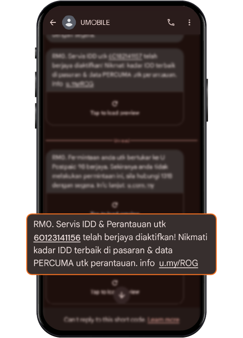 Roaming MyUMobile App Banner U Mobile