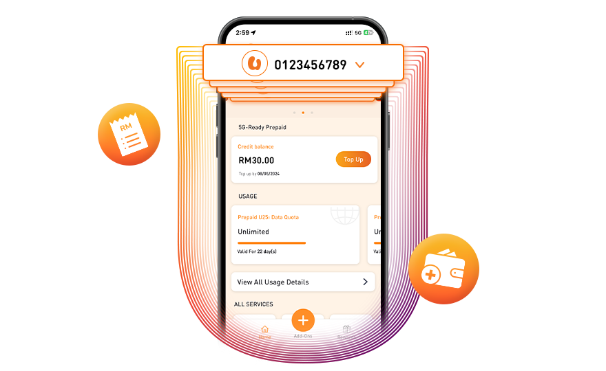 Support Account Management and Binding Banner Image U Mobile