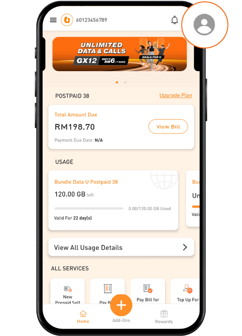 Postpaid Postpaid Physical Bill Statement 1 Image U Mobile